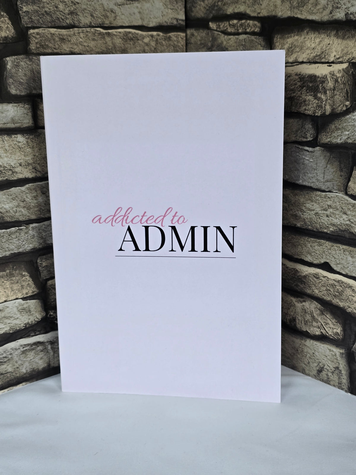 Notebook; journal; A5; lined notebook; pink; glossy; stationery lover; stationery, new notebooks