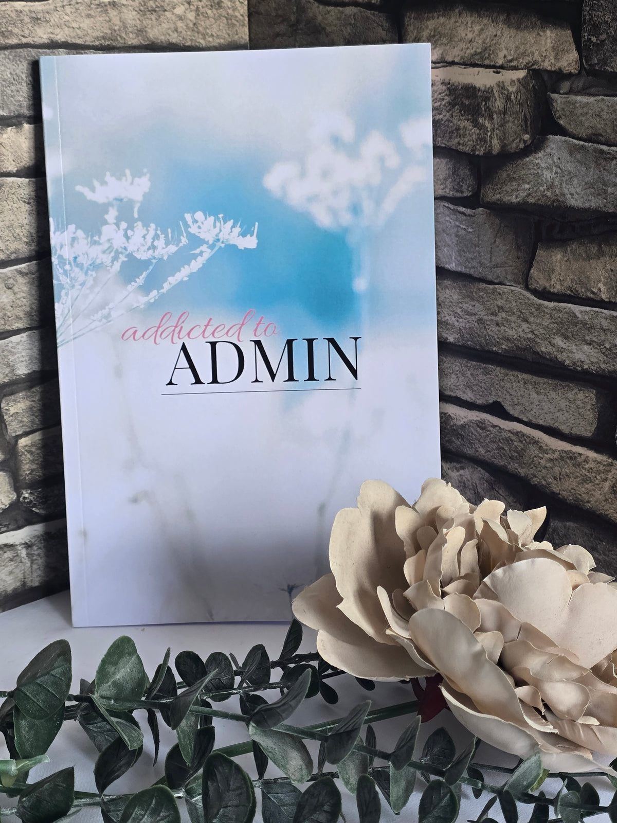 A5 teal notebook with glossy cover and lined pages, modern stationery for work, school, or journaling