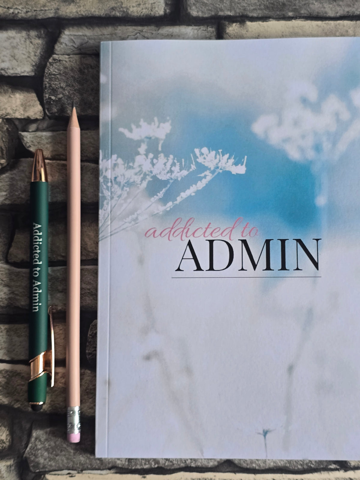 A5 teal notebook with glossy cover and lined pages, modern stationery for work, school, or journaling