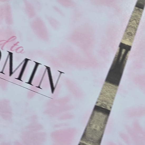 A5 pink print notebooks with glossy tropical design and lined pages, ideal for journaling or gifting