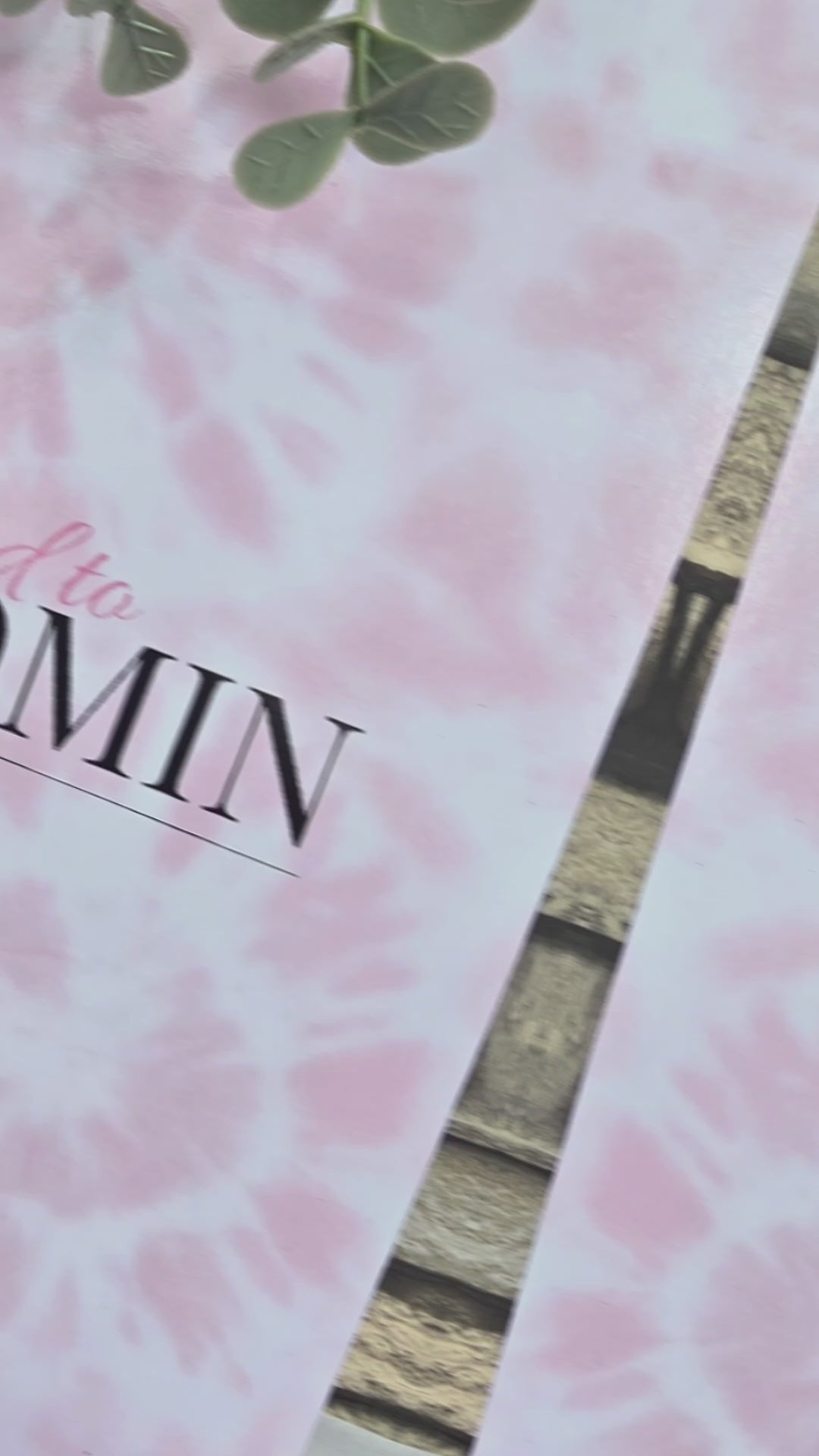 A5 pink print notebooks with glossy tropical design and lined pages, ideal for journaling or gifting