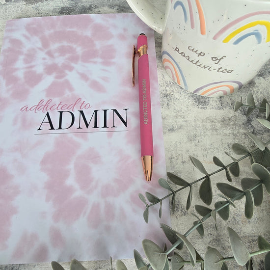 A5 pink collection of notebooks with glossy cover and lined pages, perfect for journaling or stationery lovers.