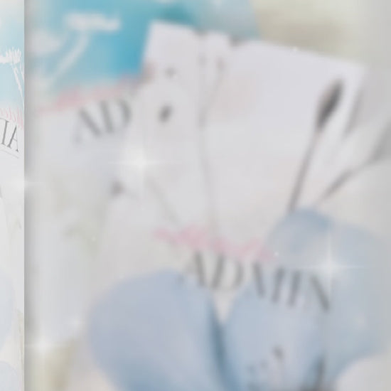 A5 teal and blue floral notebooks with glossy cover and lined pages, modern stationery for work, school, or journaling